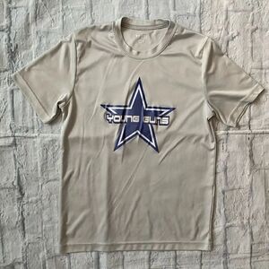Team 365 youth boys L Dallas Cowboys Crewneck short sleeve t-shirt white